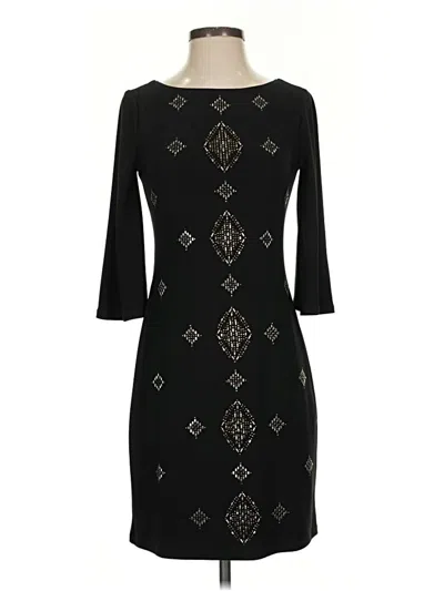 Pre-owned White House Black Market Cocktail Dress In Black