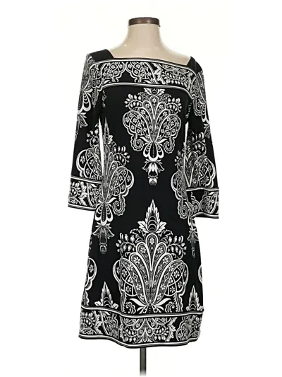 Pre-owned White House Black Market Cocktail Dress In Black