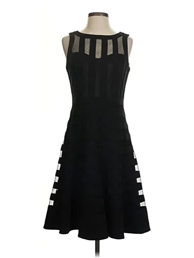 Pre-owned White House Black Market Cocktail Dress In Black