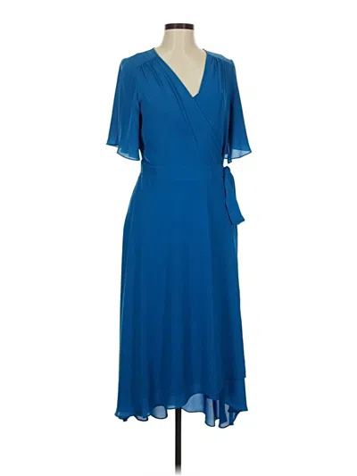 White House Black Market Cocktail Dress In Blue