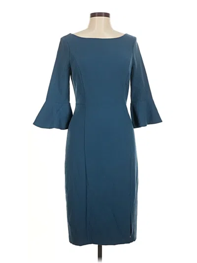 Pre-owned White House Black Market Cocktail Dress In Blue