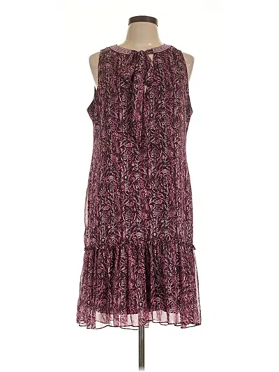 Pre-owned White House Black Market Cocktail Dress In Burgundy