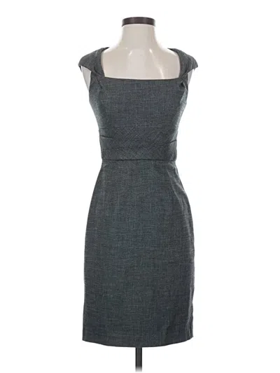 Pre-owned White House Black Market Cocktail Dress In Gray