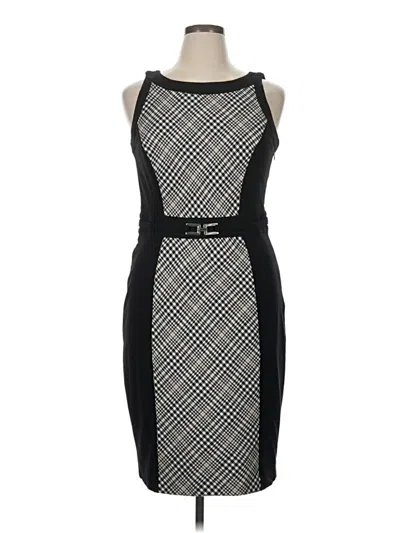 Pre-owned White House Black Market Cocktail Dress In Gray
