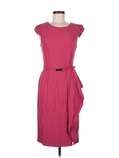 Pre-owned White House Black Market Cocktail Dress In Pink