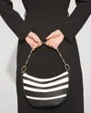 White House Black Market Crescent Shoulder Bag In Multi