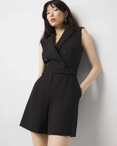 White House Black Market Double-breasted Blazer Romper