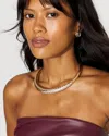 White House Black Market Dusted Pave Collar Necklace |  In Gold