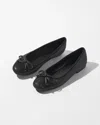 White House Black Market Embellished Ballet Flats In Black