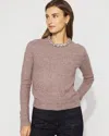 White House Black Market Embellished Crewneck Pullover Sweater