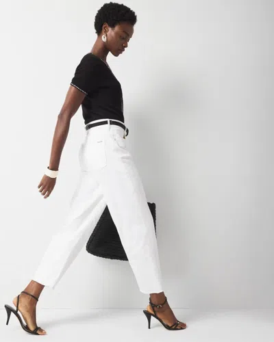 White House Black Market Extra High-rise Barrel Jeans