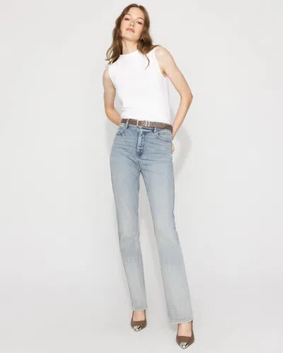 White House Black Market Extra High-rise Elongated Slim Jeans In Blue