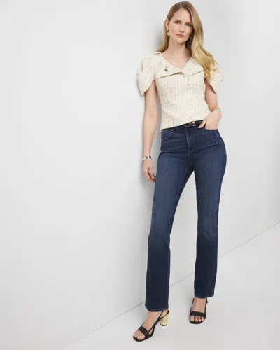 White House Black Market Extra High-rise Elongated Slim Jeans In Blue