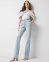 White House Black Market Petite Extra High-rise Novelty Tab Bootcut Jeans