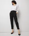 White House Black Market Extra High-rise Pret Cargo Tapered Ankle Pant In Black