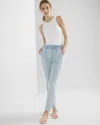WHITE HOUSE BLACK MARKET EXTRA HIGH-RISE TAPERED ANKLE JEANS