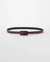 White House Black Market Faux Leather Skinny Belt