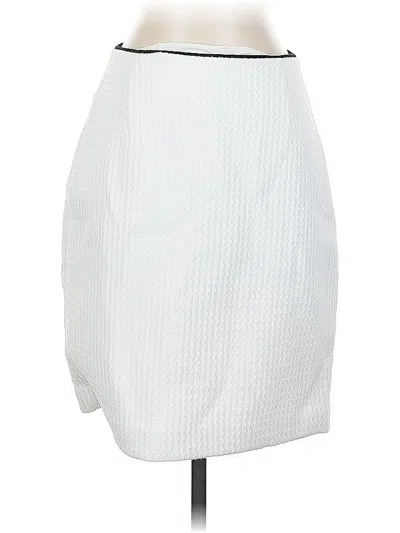 White House Black Market Formal Skirt In White