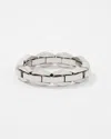 White House Black Market Geometric Links Stretch Bracelet |  In Silver