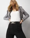 White House Black Market Gold Link Stretch Belt In Black