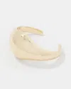 White House Black Market Gold Sculptural Cuff |  In Gold