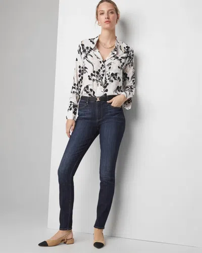 White House Black Market High-rise Everyday Soft Skinny Ankle Jeans In Nouveau Authentic