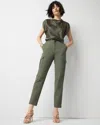 White House Black Market High-rise Everyday Tailored Pants In Forever Olive