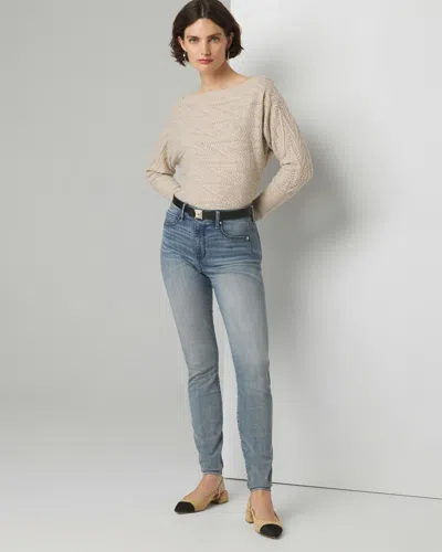 White House Black Market High-rise Jeanie Denim Leggings In Cypress Original