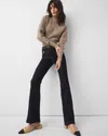 White House Black Market High-rise Patch Pocket Bootcut Jeans In Dark Wash Denim