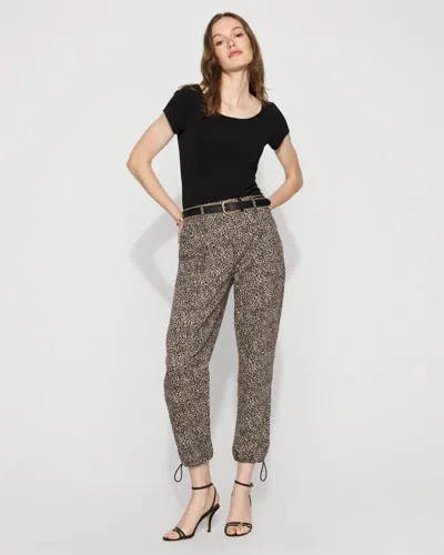 White House Black Market High-rise Pret Leopard Relaxed Ankle Pant