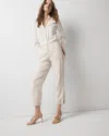 White House Black Market High-rise Pret Relaxed Utility Ankle Pant In Pearl Dust