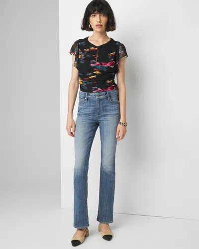White House Black Market High-rise Skinny Flare Jeans In Tiber Original