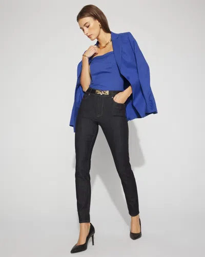 White House Black Market High-rise Skinny Jeans In Blue