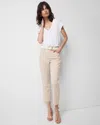 White House Black Market High-rise Striped Straight Jeans