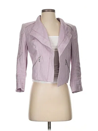 Pre-owned White House Black Market Jacket In Purple