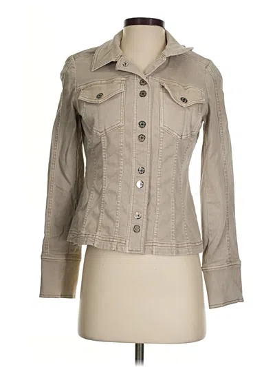 Pre-owned White House Black Market Jacket In Tan