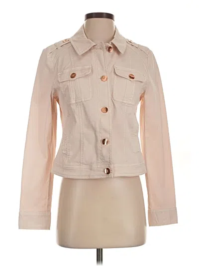 Pre-owned White House Black Market Jacket In Tan