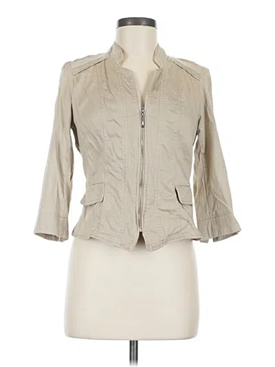 Pre-owned White House Black Market Jacket In Tan