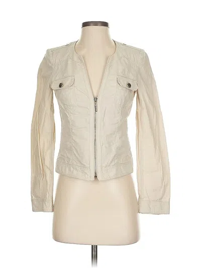 Pre-owned White House Black Market Jacket In White