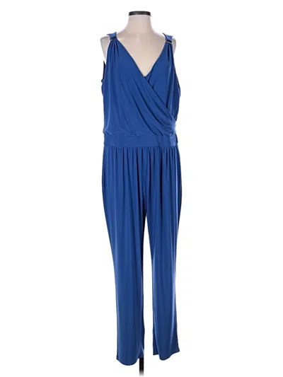 Pre-owned White House Black Market Jumpsuit In Blue