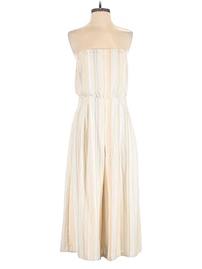 Pre-owned White House Black Market Jumpsuit In Ivory