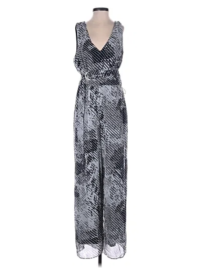 White House Black Market Jumpsuit In Silver
