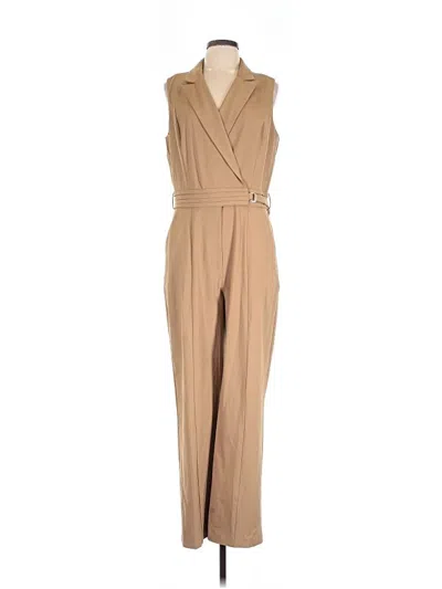White House Black Market Jumpsuit In Tan