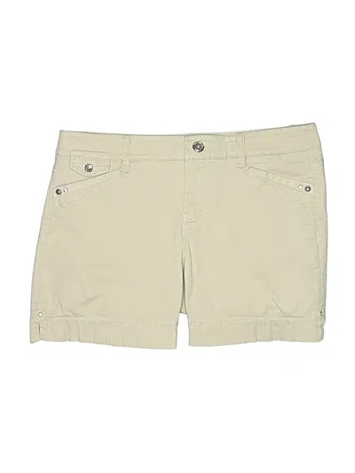 Pre-owned White House Black Market Khaki Shorts In Brown