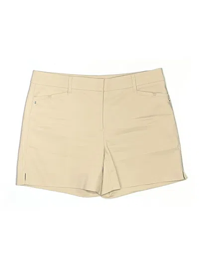 Pre-owned White House Black Market Khaki Shorts In Tan