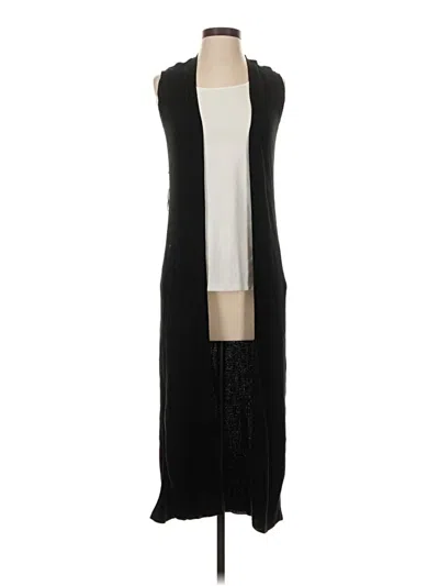 Pre-owned White House Black Market Kimono In Black