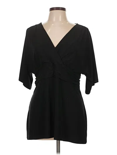 Pre-owned White House Black Market Kimono In Black