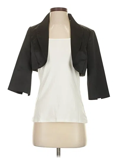 Pre-owned White House Black Market Kimono In Black