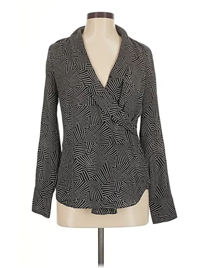 Pre-owned White House Black Market Kimono In Black