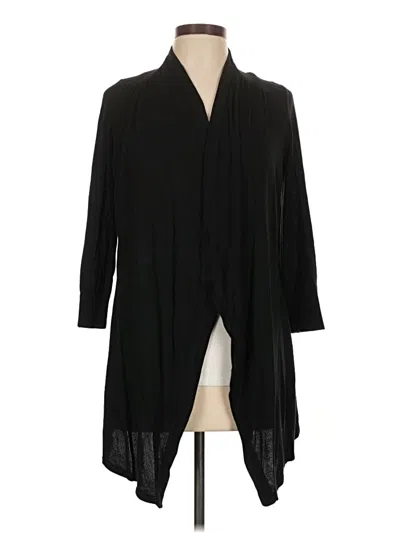 Pre-owned White House Black Market Kimono In Black
